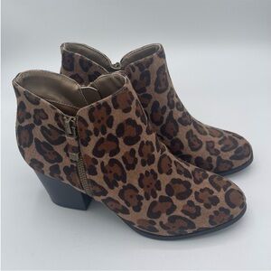 Style & Co. Leopard Print Ankle Boots